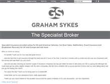 Tablet Screenshot of graham-sykes.co.uk
